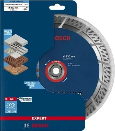 Disk prerës diamant Bosch EXPERT Multi Material 150mm, 22.23mm - 1