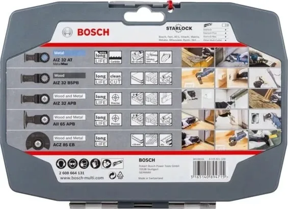Set prerës Bosch Starlock, 5 copë, kuti plastike - 2