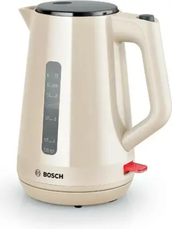 Çajnik elektrik Bosch MyMoment TWK1M127, 1.7L, 2400W, bezhë