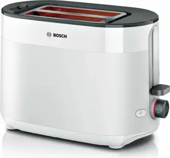 Toaster Bosch MyMoment TAT2M121, 950W, 2 feta, i bardhë