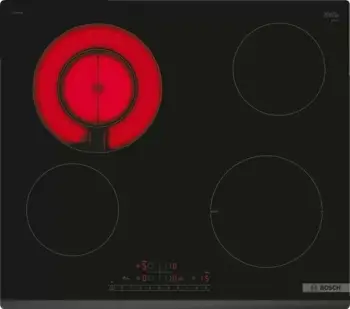 Pllakë gatimi qeramike Bosch PKF631FP3E, 60cm, PowerBoost, e zezë