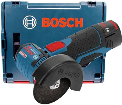 Makinë prerëse Bosch GWS 12V-76 L-BOXX, 12V, e kaltër/ e zezë - 1