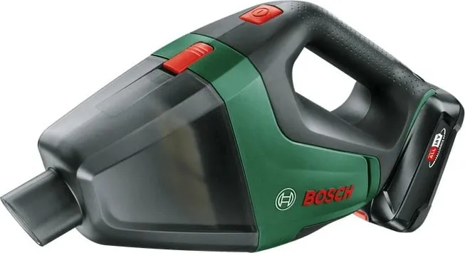 Fshesë dore me bateri Bosch UniversalVac 18, 18V, me bateri dhe karikues, e zezë jeshile - 1