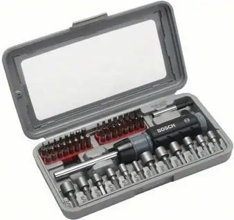 Set majash Bosch Screwdriver Bit, 46 copë, 30 mm