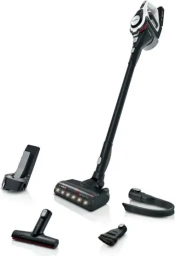 Fshesë me korrent pa kabllo, Bosch, Unlimited Gen 2 Series 8 BBS8214, me aksesorë, e zezë/e bardhë