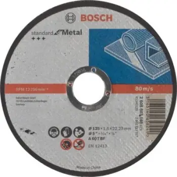 Disk prerës për metal Bosch 2608603165, 125mm, 1.6mm, gri