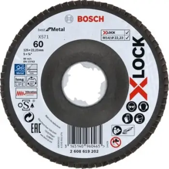Disk gërryes XL BFM K60, 125mm, i lakuar