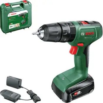 Trapan kaçavidë pa kabllo Bosch EasyImpact 18V-40, 18V, bateri 2Ah, jeshile