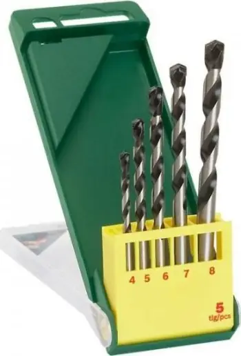 Set stërvitësesh për beton Bosch, 5 copë, 4-8mm