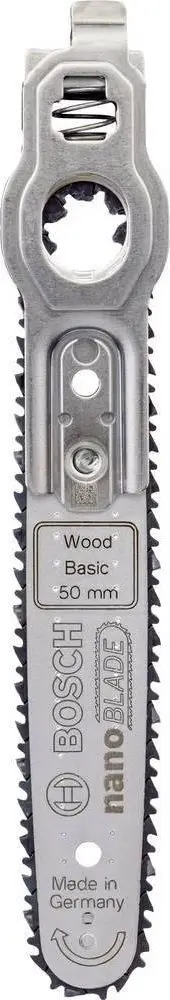 Teh sharrë Bosch NanoBlade Wood Basic 50, për dru, prerje precize