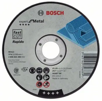 Disk zëvendësues për ratifikuese Bosch për Metal 125x1,6x22,2mm