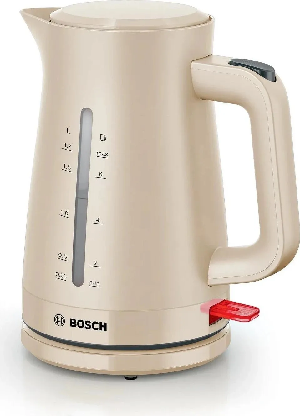 Çajnik Bosch TWK3M127, 1.7 litra, bezhë - 1