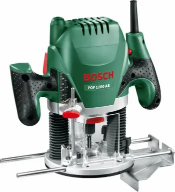 Router elektrik Bosch POF 1200 AE, 1200W, i gjelbër/zi/argjendtë