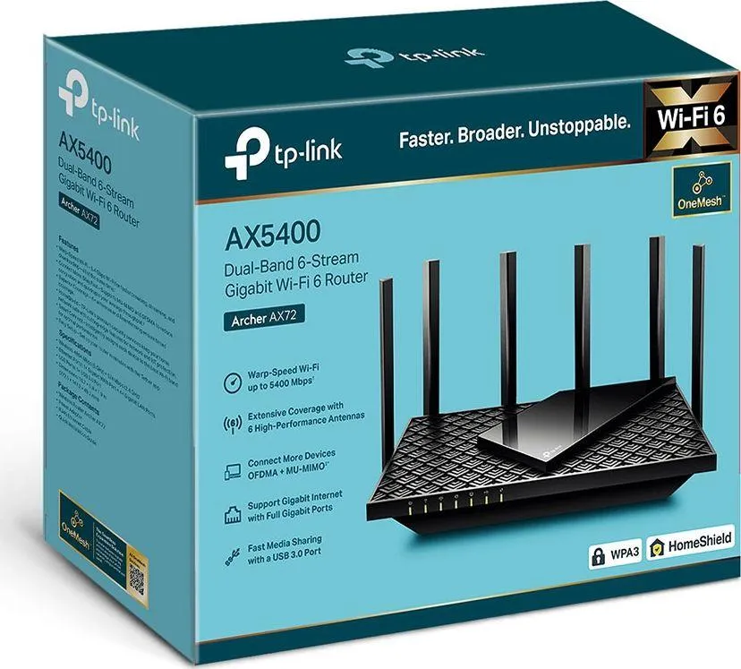 Ruter TP-Link Archer AX72, i zi - 4