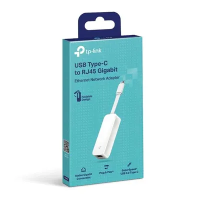 Përshtatës rrjeti TP-Link UE300C, USB-C, Gigabit, i bardhë - 4