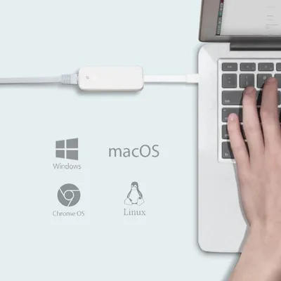 Përshtatës rrjeti TP-Link UE300C, USB-C, Gigabit, i bardhë - 6
