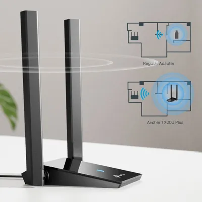 Access Point TP-LINK Archer TX20U Plus, AX1800, 2.4GHz/5GHz, e zezë - 5