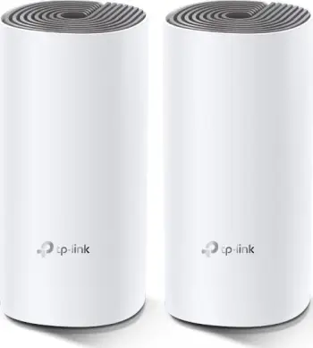 Ruter TP-Link Deco E4, 2 copë, Wi-Fi 5, i bardhë