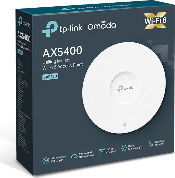 Access Point TP-Link EAP670, i bardhë - 7