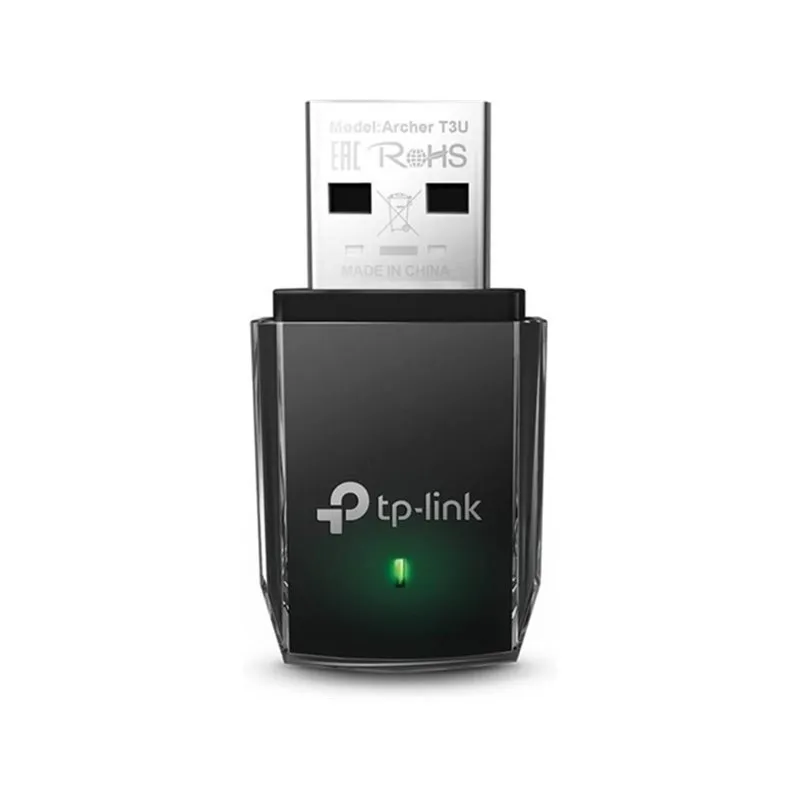 Përshtatës Wi-Fi TP-Link Archer T3U Mini, AC1300, USB 3.0, MU-MIMO, i zi - 1