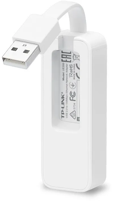 Përshtatës rrjeti TP-LINK UE200, 100 MBit/s, USB 2.0, i bardhë - 2