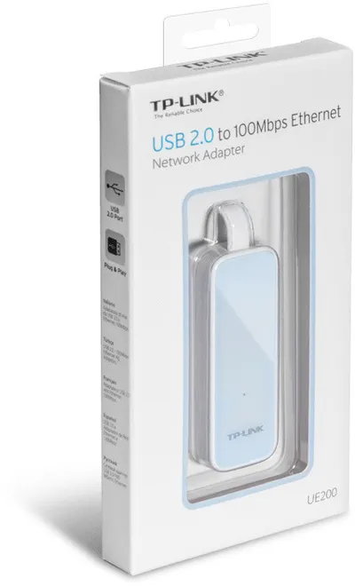 Përshtatës rrjeti TP-LINK UE200, 100 MBit/s, USB 2.0, i bardhë - 3