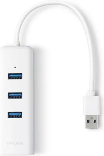 Përshtatës rrjeti TP-Link UE330, Gigabit Ethernet, 3x USB 3.0, i bardhë