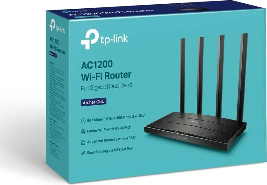 Ruter TP-LINK Archer C6U - 6