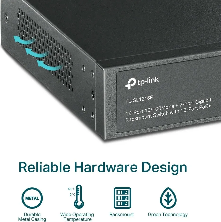 Switch TP-LINK TL-SG1218P - 1