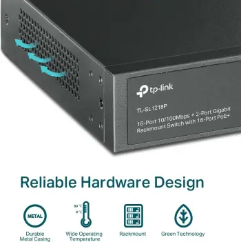 Switch TP-LINK TL-SG1218P