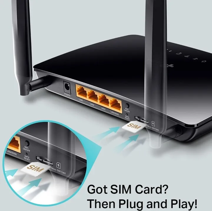 Router - Modem TP-LINK TL-MR6400 N300 4G - 4