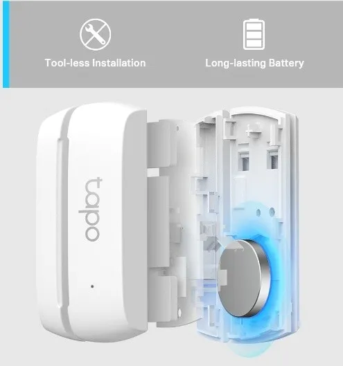 Sensor për dyer dhe dritare TP-Link Tapo T110 për H100 - 4