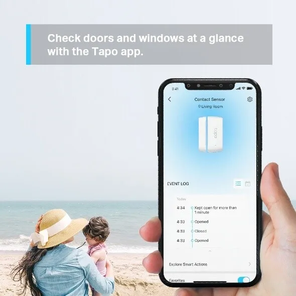 Sensor për dyer dhe dritare TP-Link Tapo T110 për H100 - 6