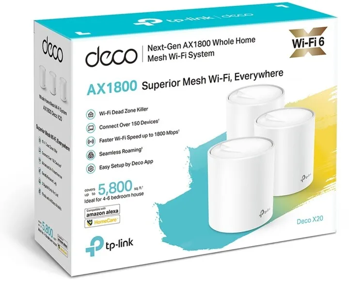 Ruter TP-LINK Deco X20, 1 copë - 3