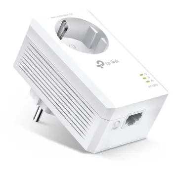 Adapter powerline TP-Link TL-PA7017P, 1000 Mb/s, portë gigabit, me prizë të integruar