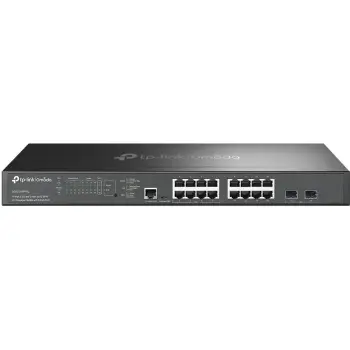 Switch i menaxhueshëm L2+ TP-LINK SG3218XP-M2 16-port 2.5G, 2-port 10G SFP+, 8-port PoE+ 240W, i zi