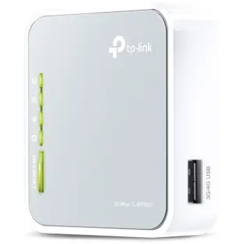 Router TP-Link TL-MR3020, Wi-Fi 4, 3G, Ethernet LAN, Silver, White
