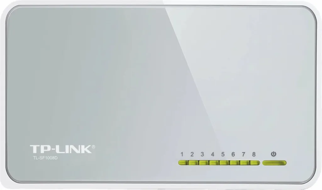 Switch TP-LINK TL-SF1008D, 8 porta, Fast Ethernet, Bardhë - 3