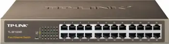 Switch TP-Link TL-SF1024D, 24 porta, Fast Ethernet, Kasë metalike