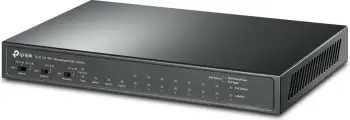 Switch, TP-LINK TL-SL1311MP, PoE+ i pamenaxhuar, e zezë