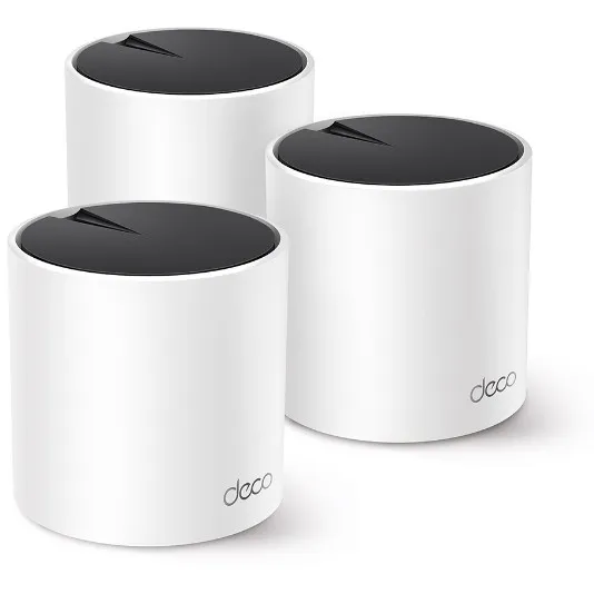Sistem Mesh Wi‑Fi, TP-Link, Deco X55, e bardhë, 3-pack - 1