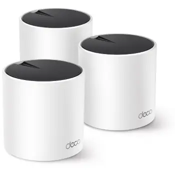 Sistem Mesh Wi‑Fi, TP-Link, Deco X55, e bardhë, 3-pack
