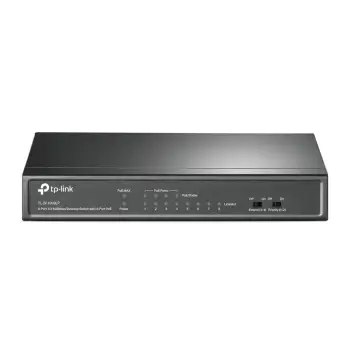 Switch TP-LINK TL-SF1008LP 8 porte Fast Ethernet me 4x PoE, e zezë