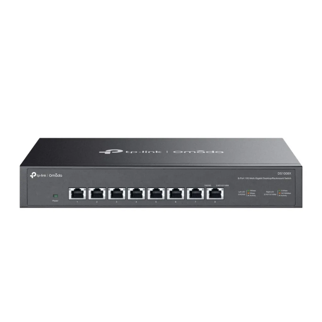 Switch, TP-Link, DS1008X, 8 porte 10G multi-gigabit, i zi - 1
