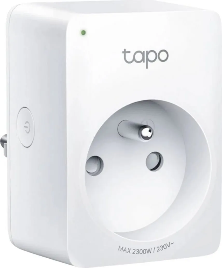 Prizë inteligjente Wi‑Fi, TP-Link, Tapo P100, deri 2300 W, e bardhë, 1-pack - 1