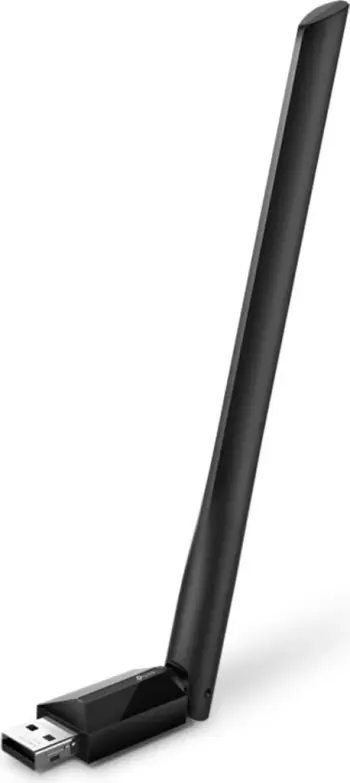 Adapter Wi‑Fi USB, TP-Link, Archer T600U Plus, me antenë të jashtme të rregullueshme me fitim të lartë, e zezë