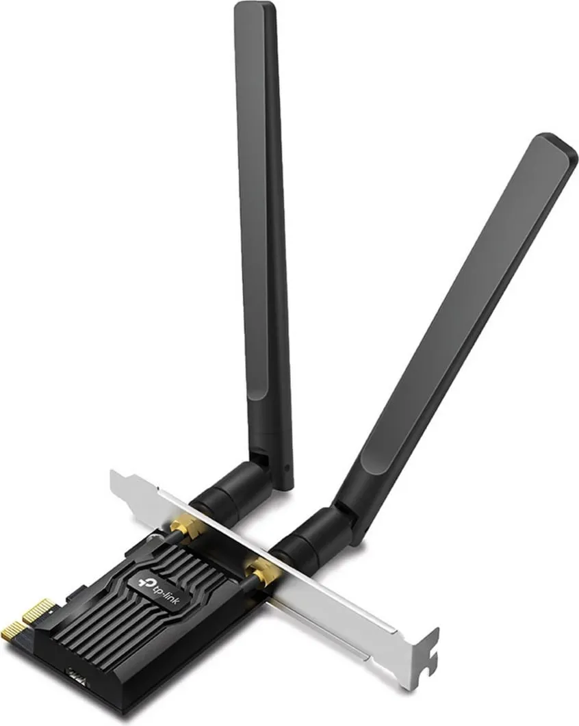 Përshtatës PCIe TP-LINK Archer TX20E, AX1800 Wi-Fi 6, Bluetooth 5.2, i zi - 1