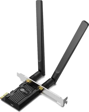 Përshtatës PCIe TP-LINK Archer TX20E, AX1800 Wi-Fi 6, Bluetooth 5.2, i zi