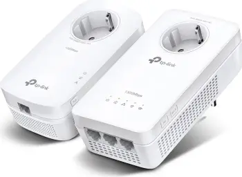 Kit Powerline TP-Link TL-WPA8631P KIT, AV1300, Wi‑Fi, 3x LAN, prizë pass-through, bardhë, multipack