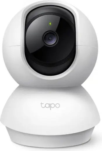 Kamerë sigurie, TP-LINK Tapo TC71, Wi‑Fi pan/tilt, detektim lëvizjeje, audio dypalësh, e bardhë